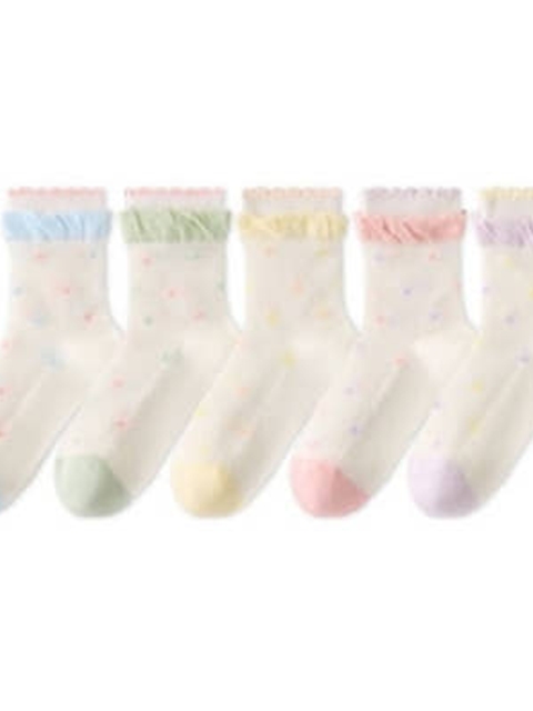 Dot Color Socks Set