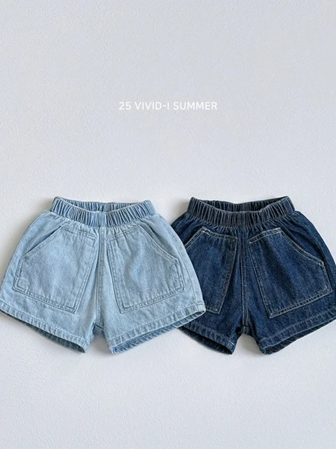 Slub Denim Shorts Slub Denim Shorts