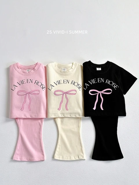 Short Sleeve Ribbon Flare Set Short Sleeve Ribbon Flare Set
