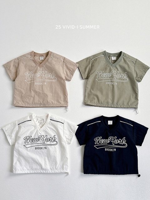 Drawstring Short Sleeve Tee Drawstring Short Sleeve Tee
