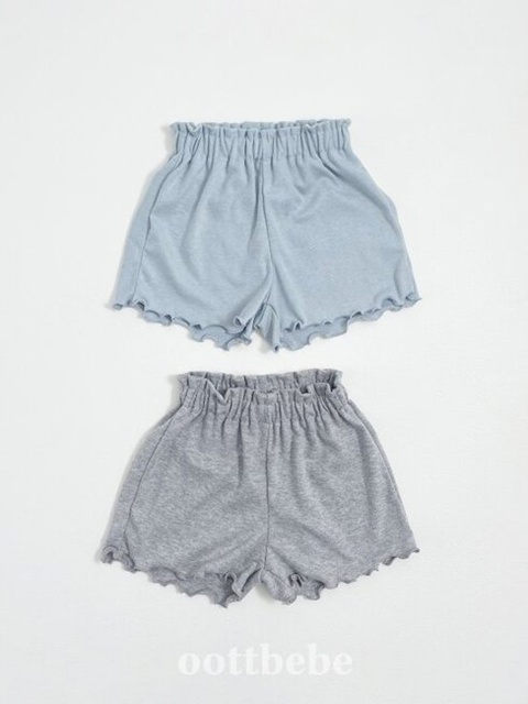 Shiny Frill Pants