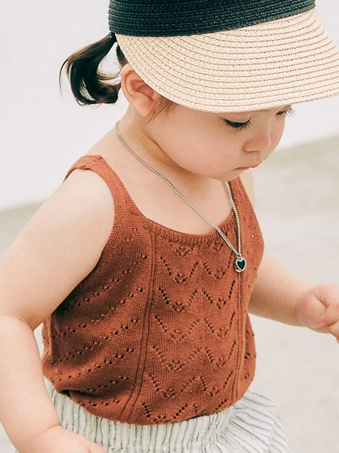Betty Knit Baby Sleeveless Tee