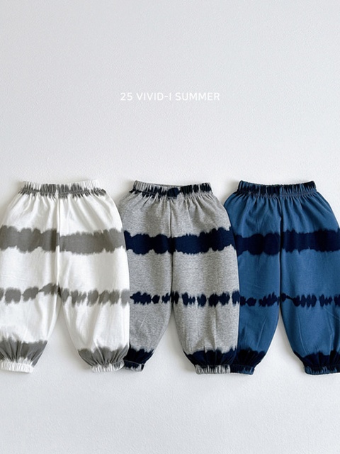 Tie Water Printed Pants Tie Water Printed Pants