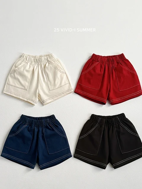 Cotton Stitch Pocket Shorts Cotton Stitch Pocket Shorts