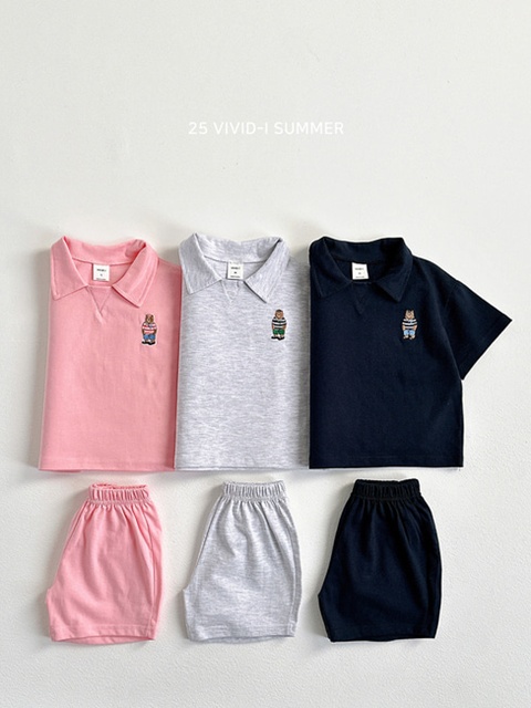 Embroidery Collar Short Sleeve Set Embroidery Collar Short Sleeve Set