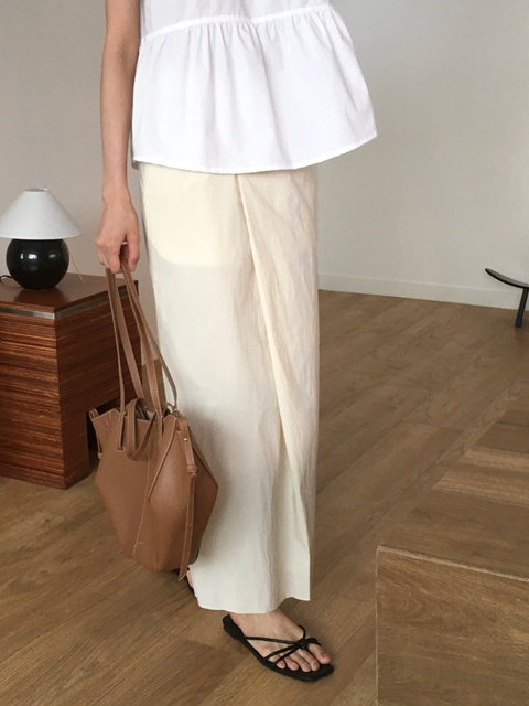 Leaf Wrinkle Pintuck Skirt Leaf Wrinkle Pintuck Skirt