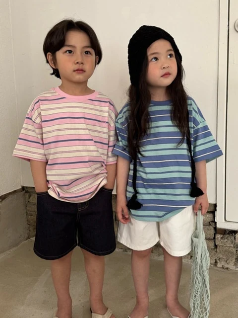 Blush Striped Tee Blush Striped Tee