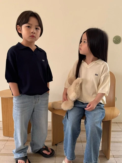 Leaf Knit Collar Tee Leaf Knit Collar Tee
