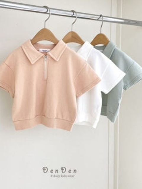 Blanc Half-Zip Short Sleeve Tee Blanc Half-Zip Short Sleeve Tee
