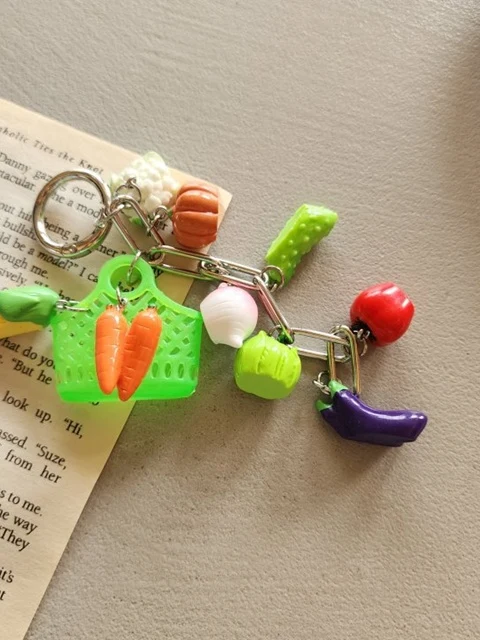 Veggie Basket Keyring Veggie Basket Keyring