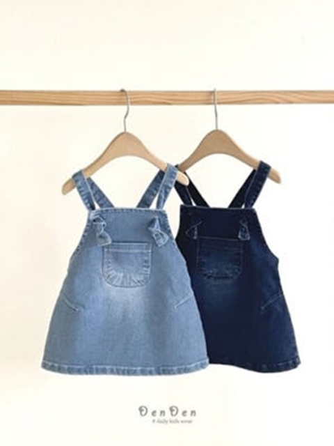 Bonbon Overalls Denim Skirt Bonbon Overalls Denim Skirt