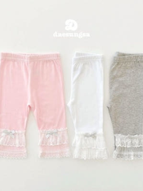 3/4 Kkangkkang Lace Leggings 3/4 Kkangkkang Lace Leggings