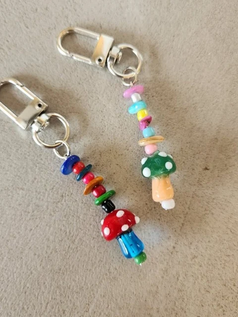 Stone Mushroom Mini Keyring Stone Mushroom Mini Keyring