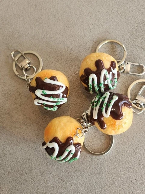Tacoyaki Keyring Tacoyaki Keyring