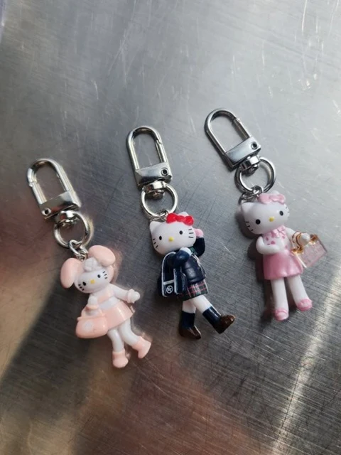 Long Leg Cat Keyring Long Leg Cat Keyring