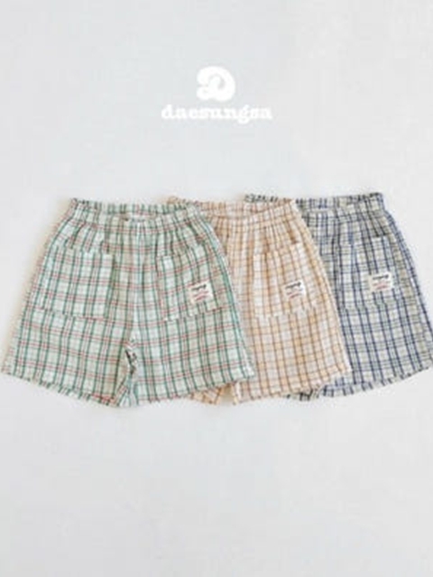 Check Pocket Pants Check Pocket Pants