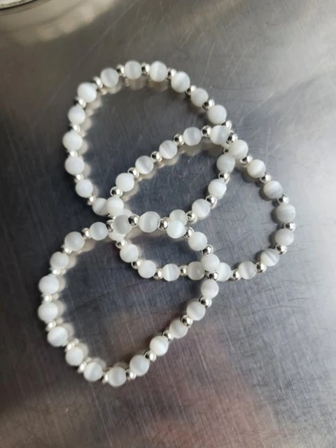 Silver Marble Bracelet Silver Marble Bracelet