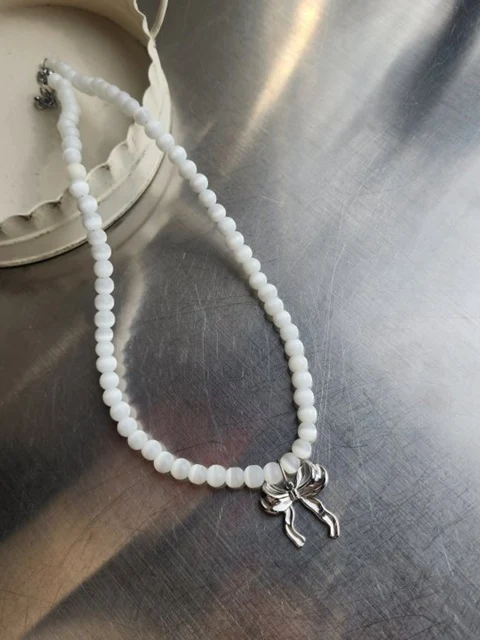 Surgical Steal Ribbon Necklace Surgical Steal Ribbon Necklace