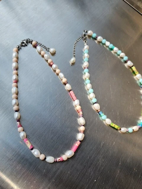 Pastel Pearl Necklace Pastel Pearl Necklace