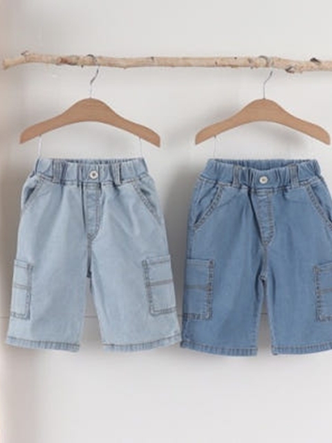 Denim Cargo Shorts Denim Cargo Shorts