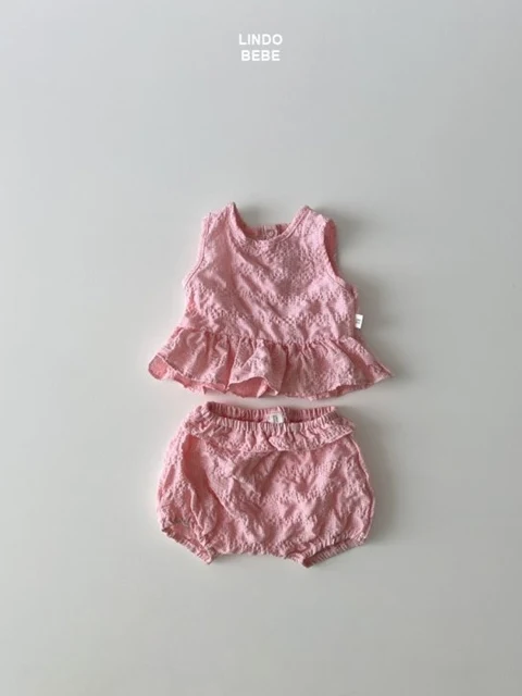 Bebe Pink Top Bottom Set Bebe Pink Top Bottom Set