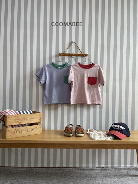 Striped Pocket Tee Striped Pocket Tee