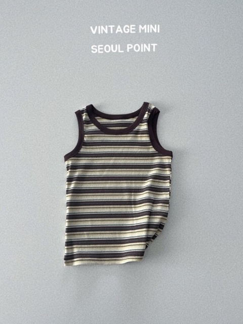 Striped Color Sleeveless