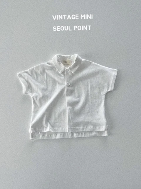 Collar Button Tee