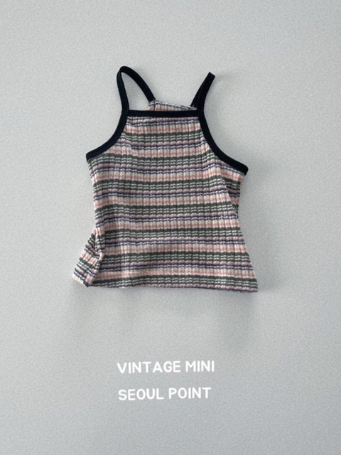 Knit Stripe Sleeveless