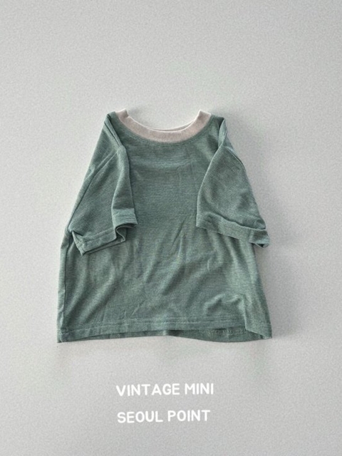 Striped Ribbed Tee