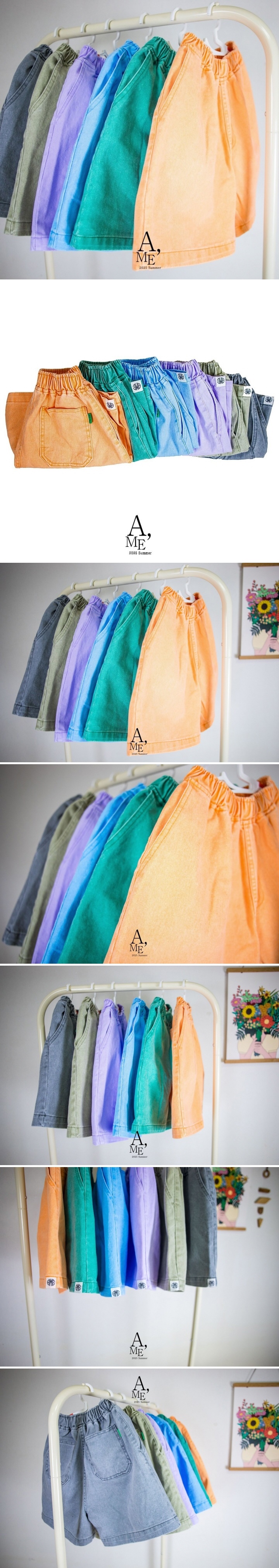 A Me - Korean Children Fashion - #littlefashionista - Pig Bio Shorts - 2