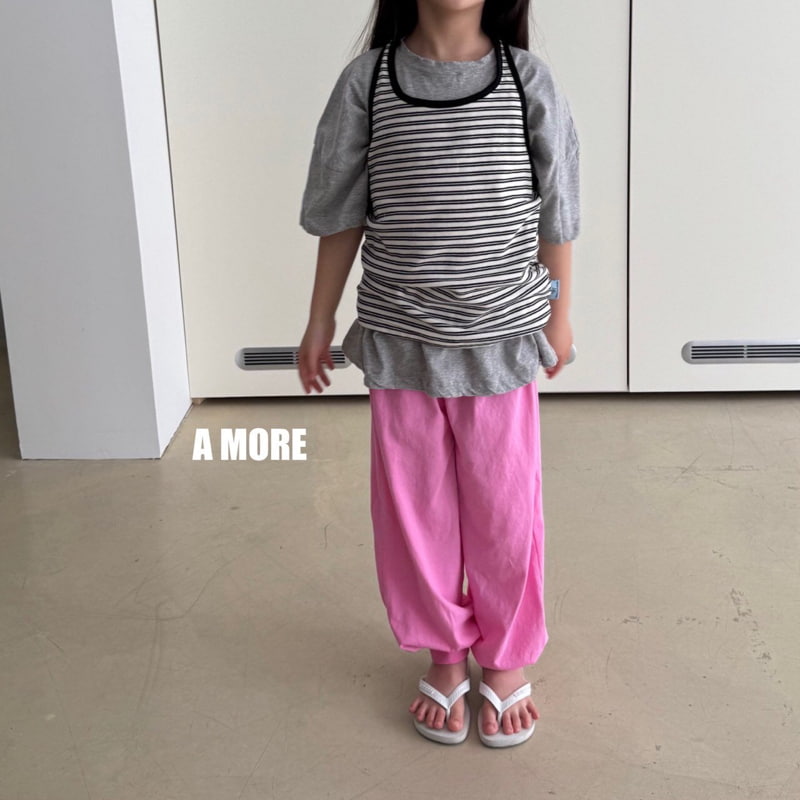 A More - Korean Children Fashion - #Kfashion4kids - Double Strap Sleeveless - 10