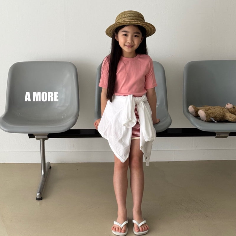 A More - Korean Children Fashion - #kidzfashiontrend - Money Ribbed Tee - 4