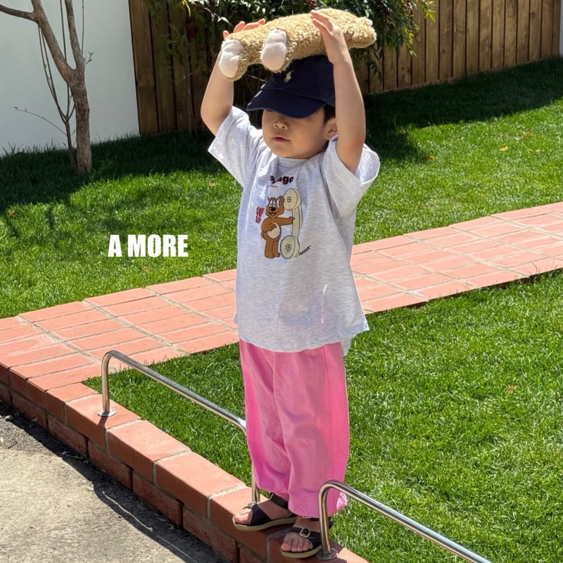 A More - Korean Children Fashion - #kidsshorts - Telephone Tee - 9