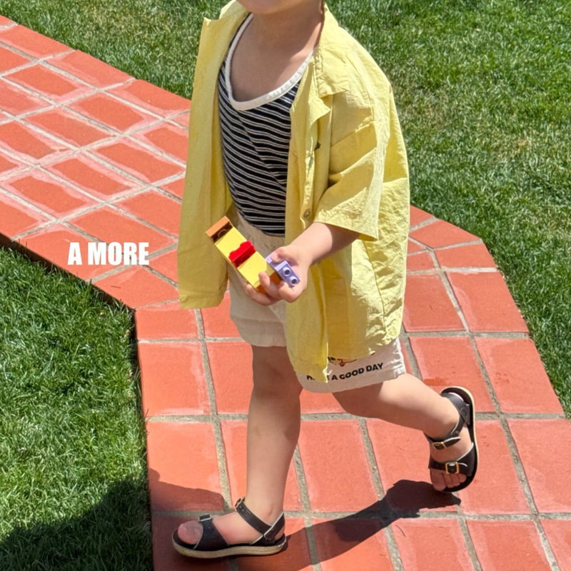 A More - Korean Children Fashion - #kidsshorts - Double Strap Sleeveless - 7