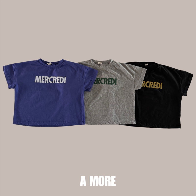 A More - Korean Children Fashion - #kidsshorts - Mercredi Tee
