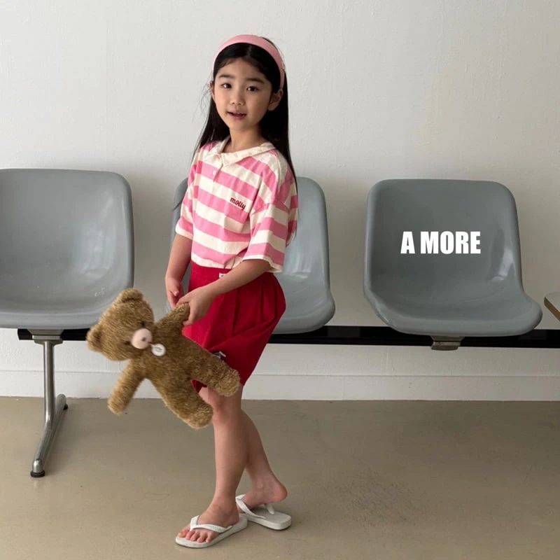 A More - Korean Children Fashion - #littlefashionista - Molly Collar Tee - 10