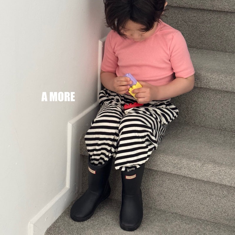 A More - Korean Children Fashion - #toddlerclothing - Money Ribbed Tee - 10