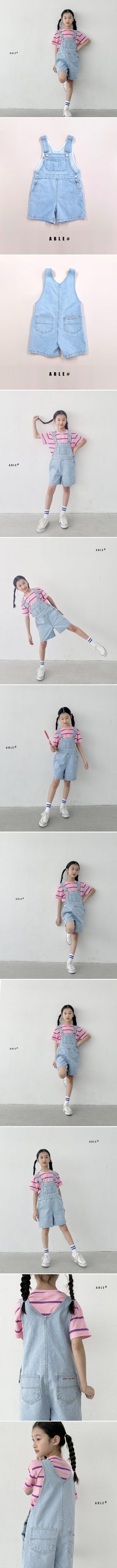 Able# - Korean Children Fashion - #designkidswear - Embroidered Denim Pants