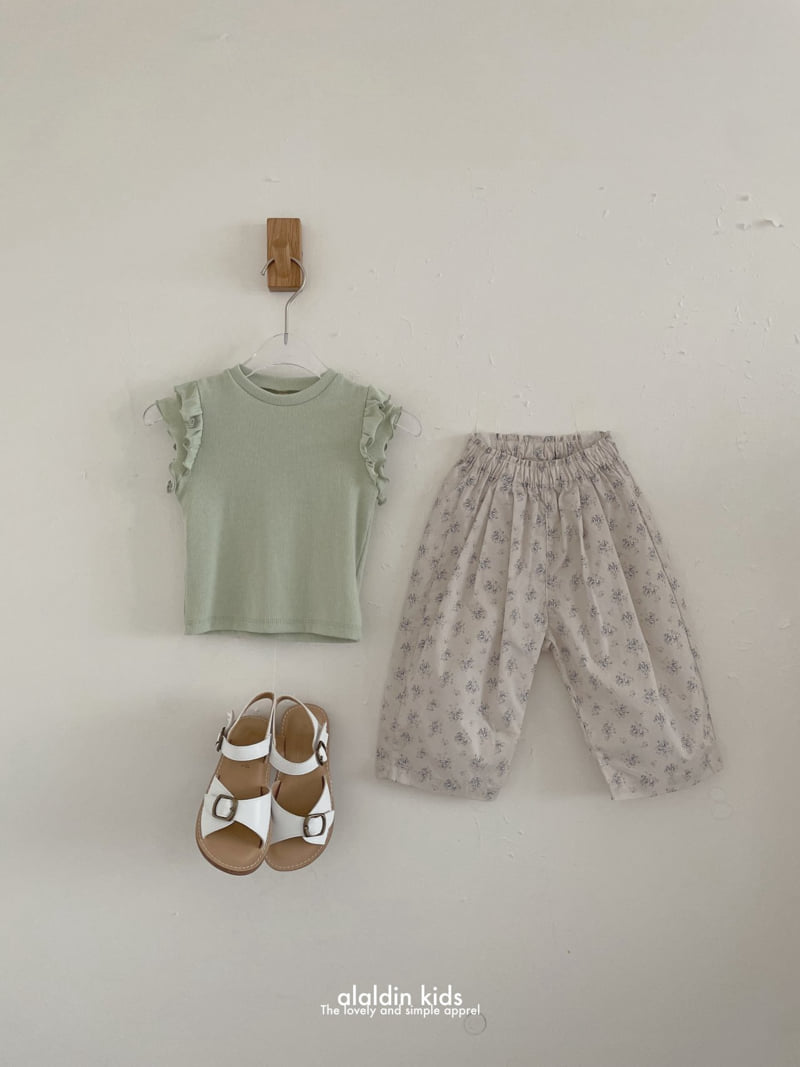 Aladin - Korean Children Fashion - #childofig - Comfort Flower Pants - 6