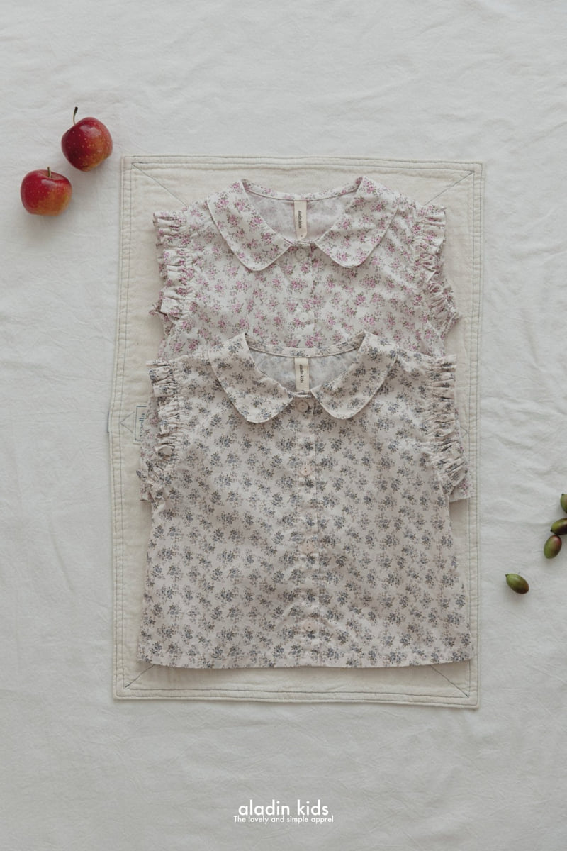 Aladin - Korean Children Fashion - #childofig - Flower Collar Blouse - 3