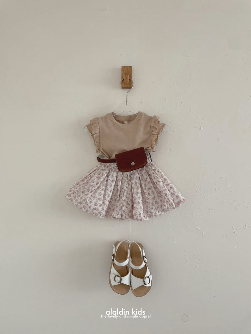 Aladin - Korean Children Fashion - #childofig - Flower Pleats Skirt Pants - 11
