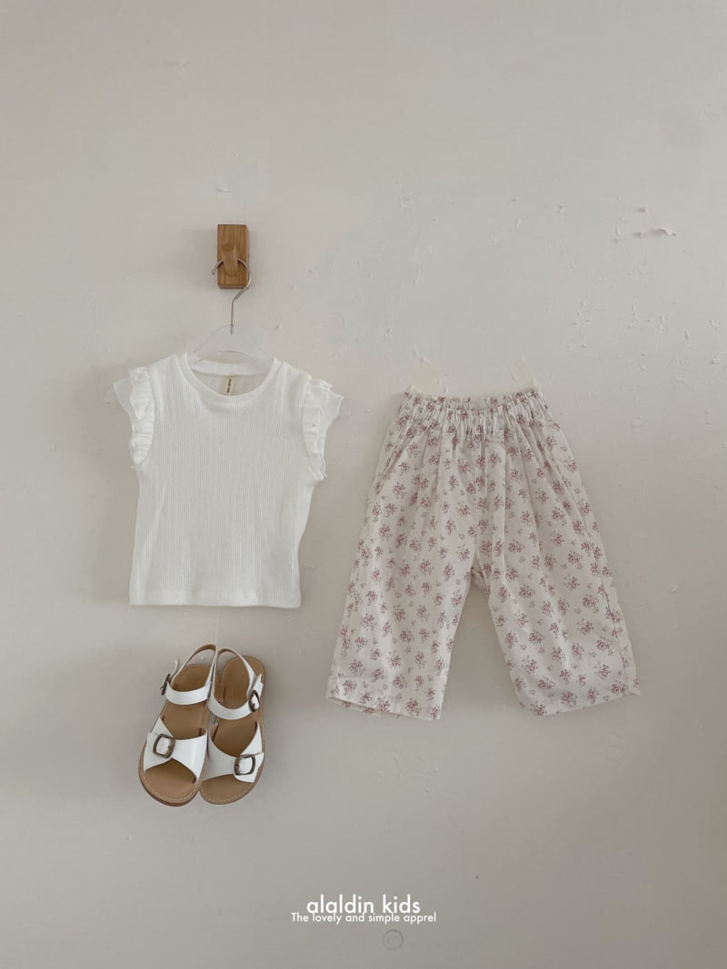 Aladin - Korean Children Fashion - #fashionkids - Comfort Flower Pants - 10