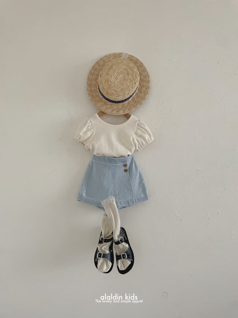 Aladin - Korean Children Fashion - #kidsshorts - X Puff Tee - 11