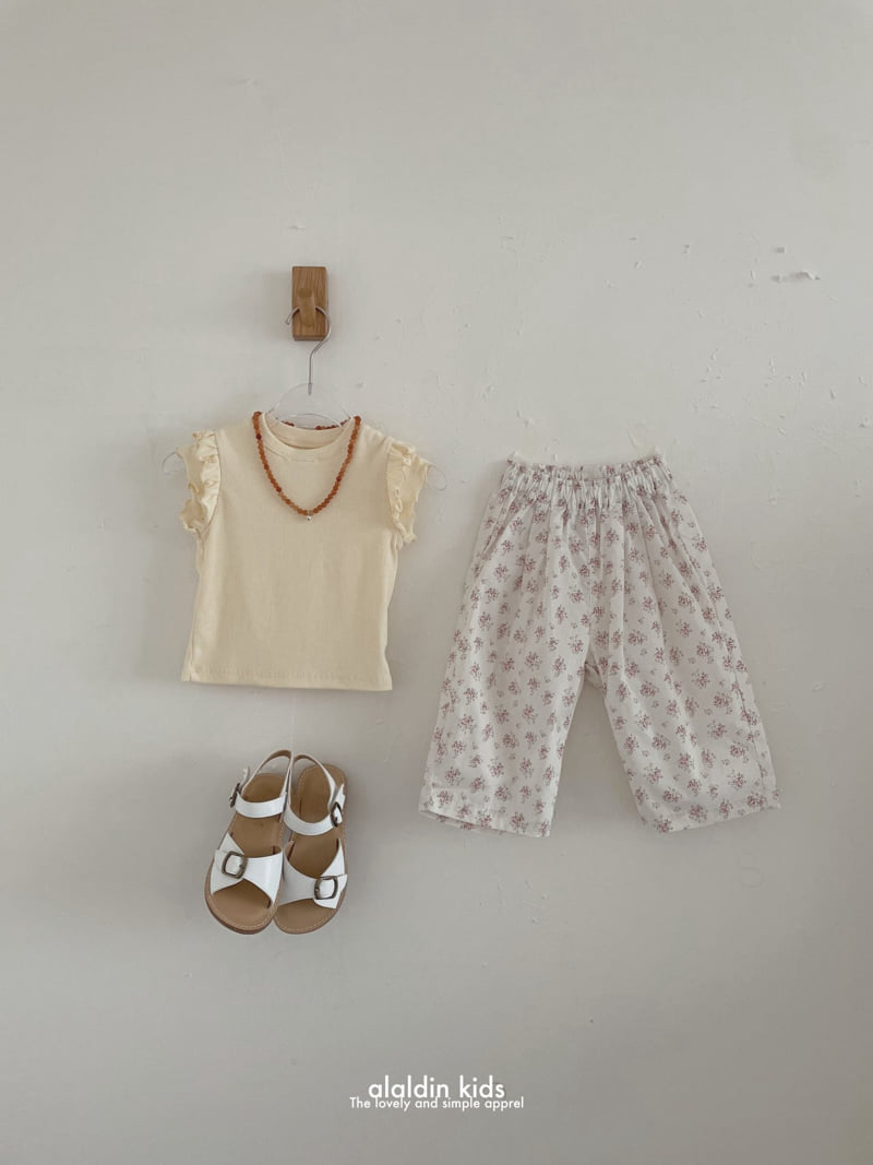 Aladin - Korean Children Fashion - #kidsshorts - Comfort Flower Pants - 11