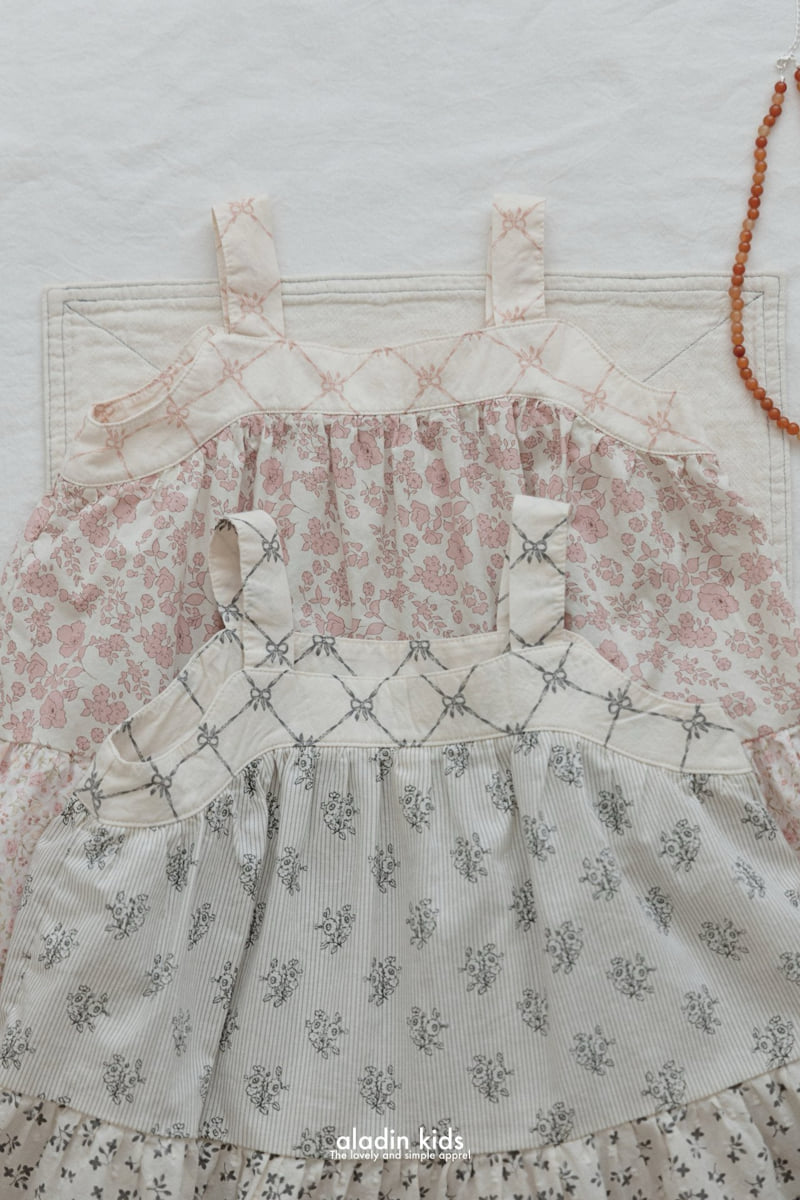 Aladin - Korean Children Fashion - #kidsstore - Vintage Cancan One-piece - 7