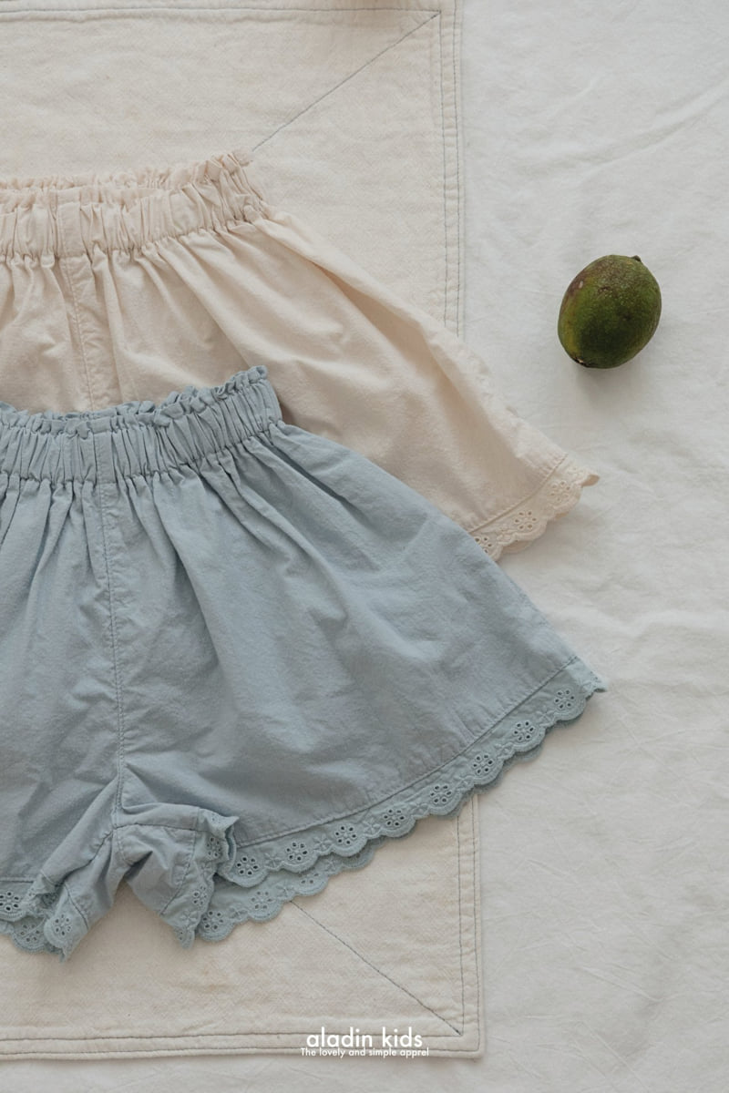 Aladin - Korean Children Fashion - #kidsstore - Lace Skirt Pants - 4