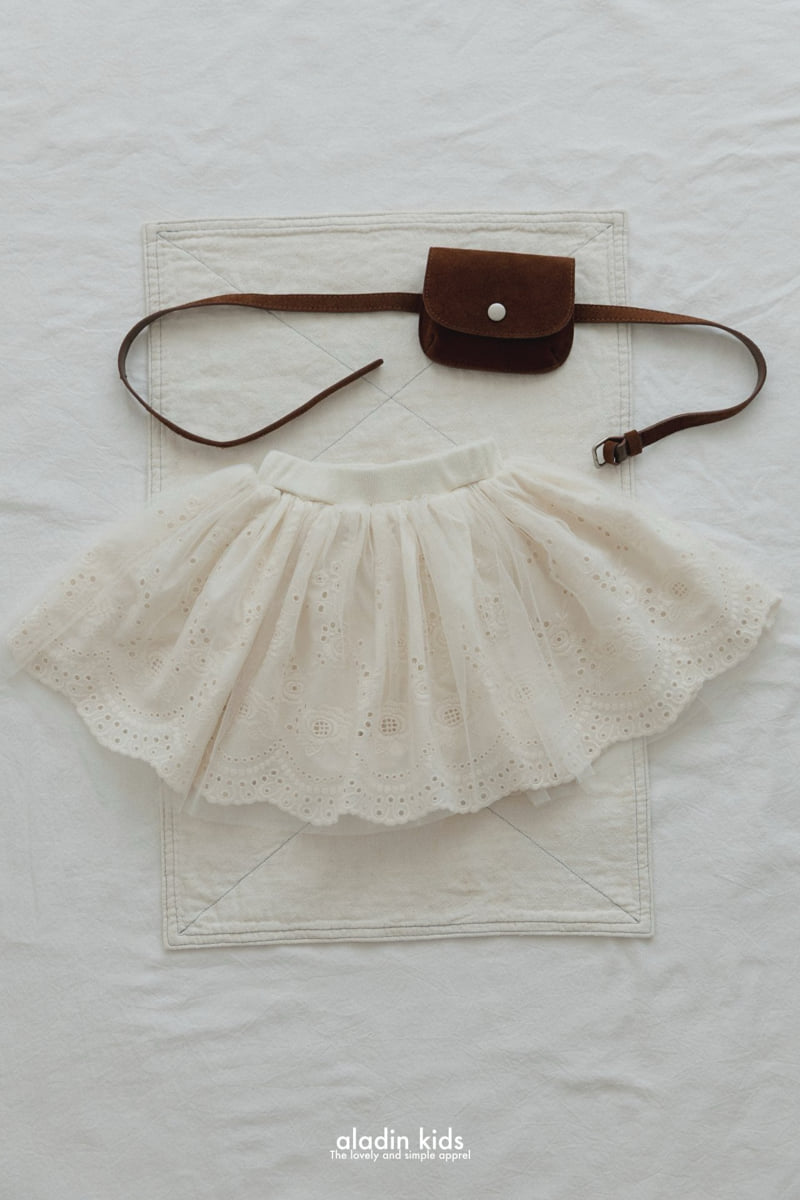 Aladin - Korean Children Fashion - #kidzfashiontrend - Lace Sha Skirt - 3