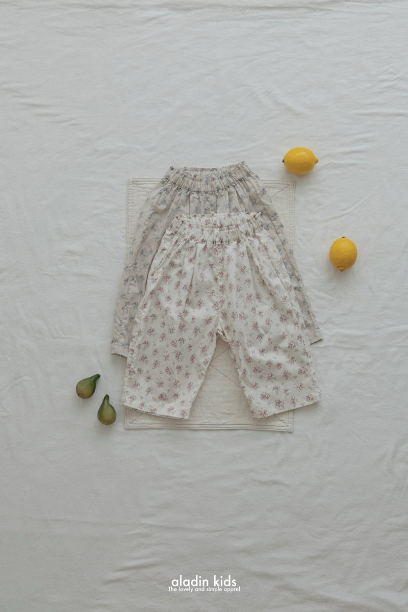 Aladin - Korean Children Fashion - #littlefashionista - Comfort Flower Pants