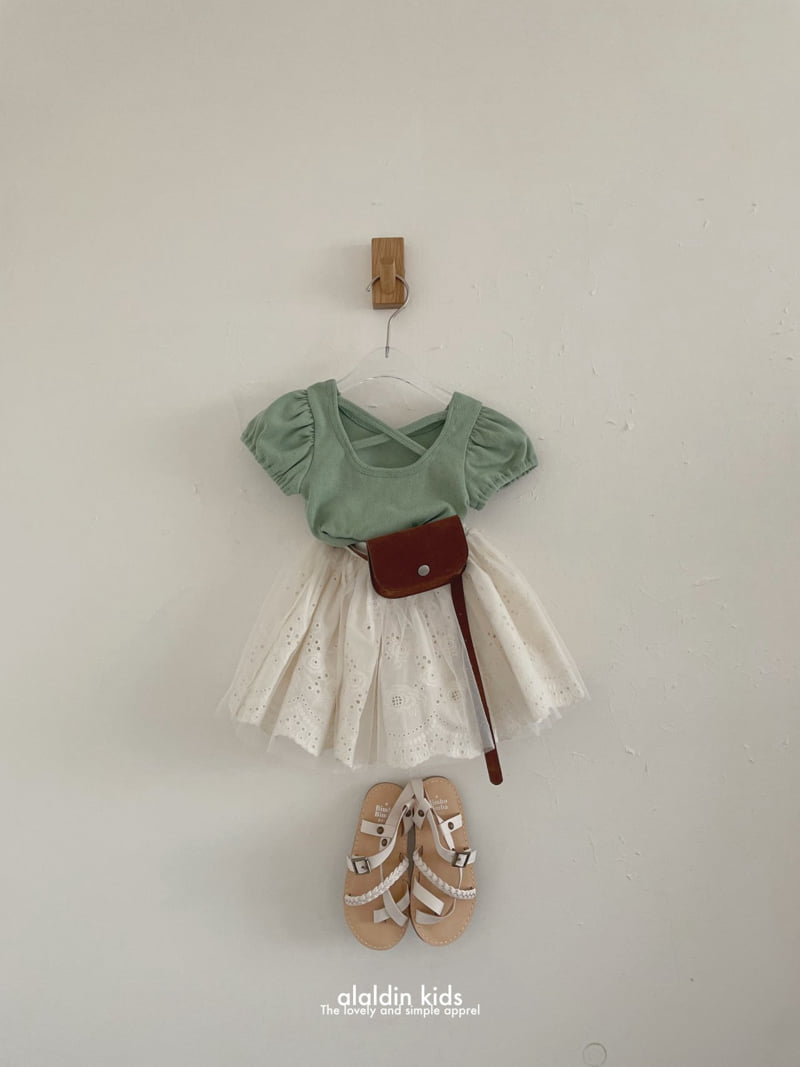Aladin - Korean Children Fashion - #minifashionista - Lace Sha Skirt - 7